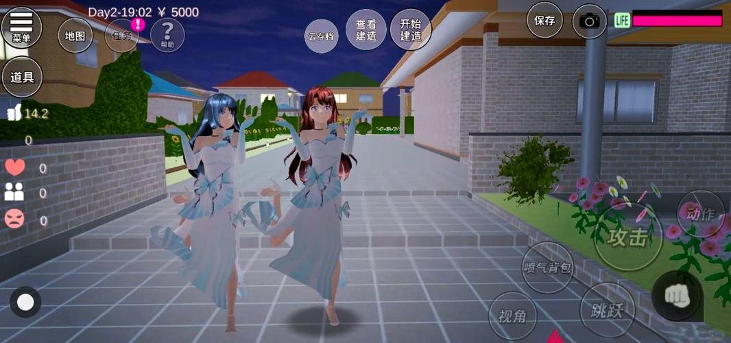 樱花校园模拟器：开放世界校园场景